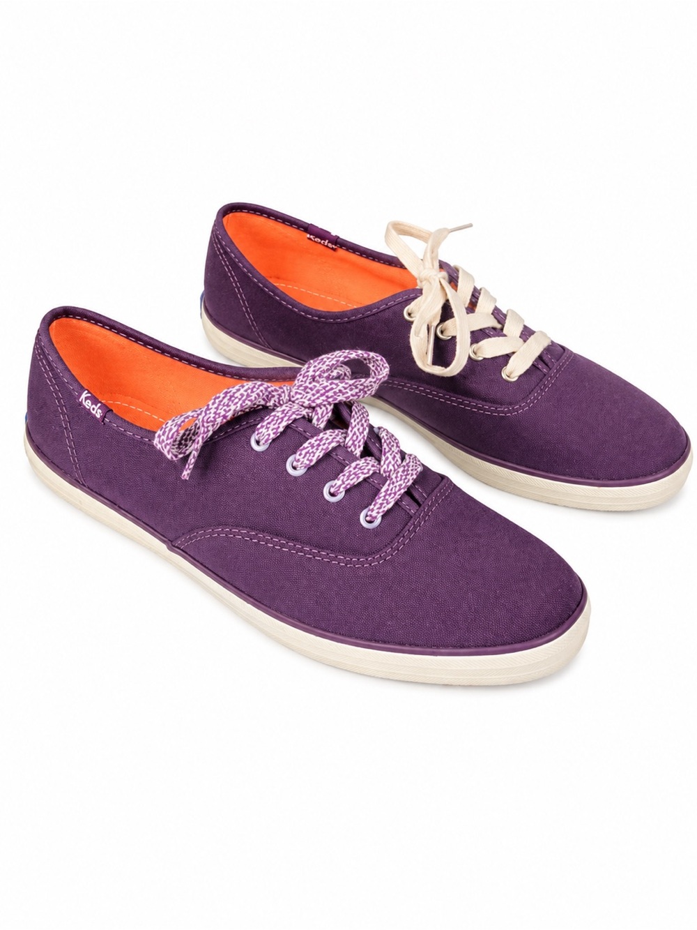 Keds vintage style low top maroon purple shoes 6.5